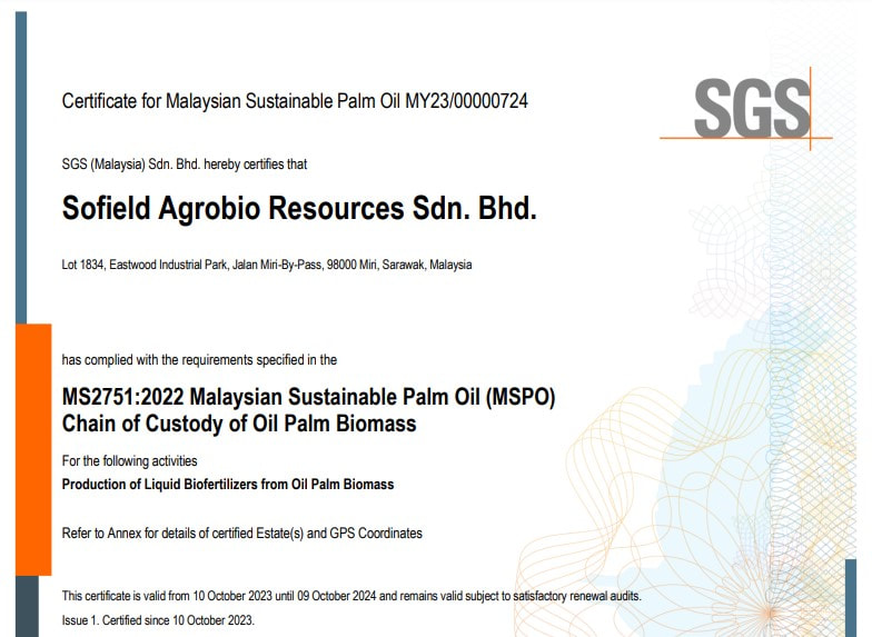 Sofield Agrobio palm oil